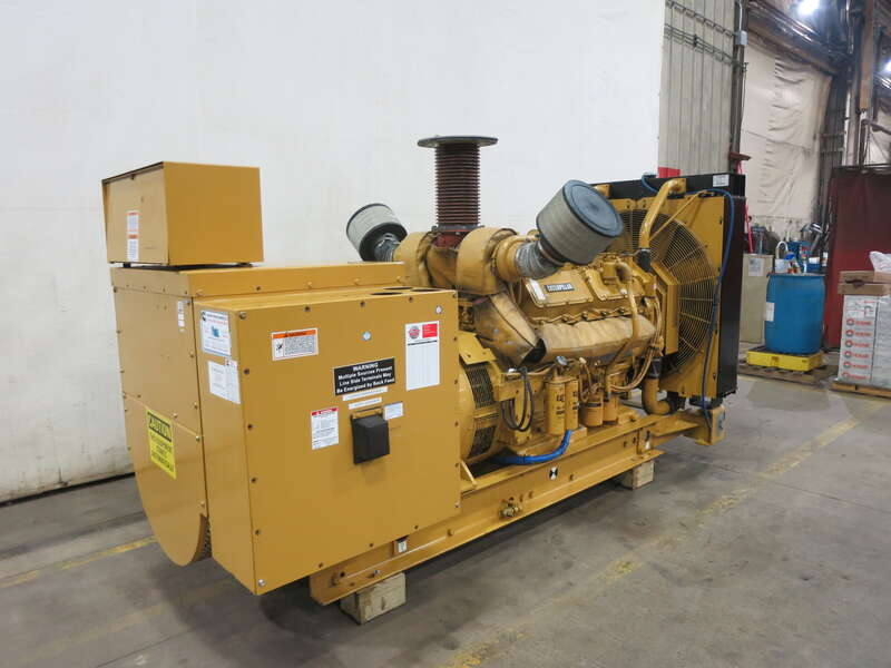 Used Caterpillar 3412 Diesel Generator, 874 Hrs