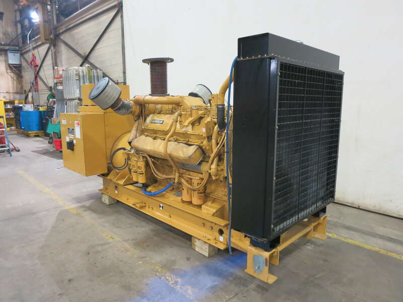 Used Caterpillar 3412 Diesel Generator, 874 Hrs