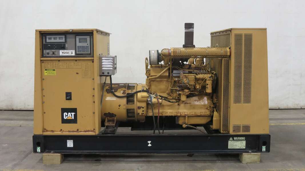Used Caterpillar 3306B Diesel Generator, 1102 Hrs