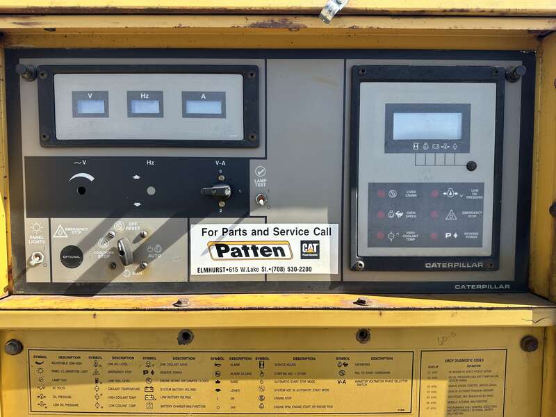 Used Caterpillar 3306B Diesel Generator, 1102 Hrs