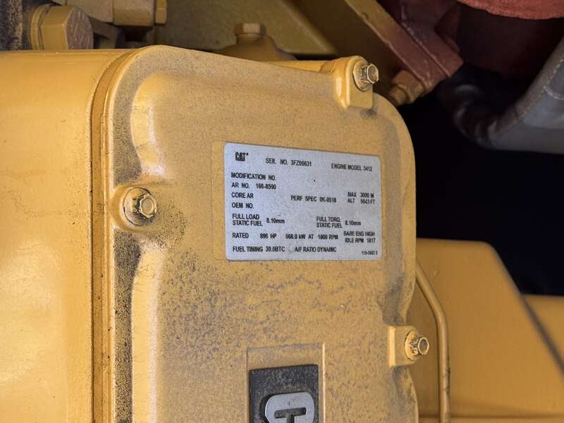 Used Caterpillar 3412 Diesel Generator, 987 Hrs