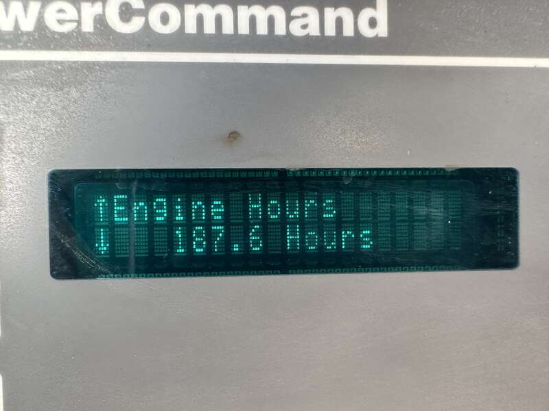 Used Cummins DGFA Diesel Generator, 188 hrs