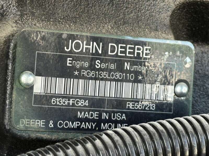 Used Kohler 400REOZJB John Deere 6135HFG84A Diesel Generator, 190 Hrs, EPA Tier 3