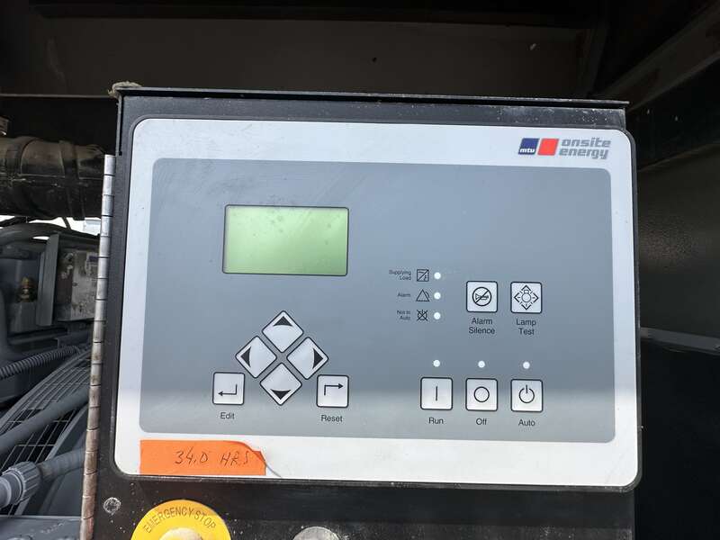 Used MTU DS200 Diesel Generator, 34 Hrs, EPA Tier 3