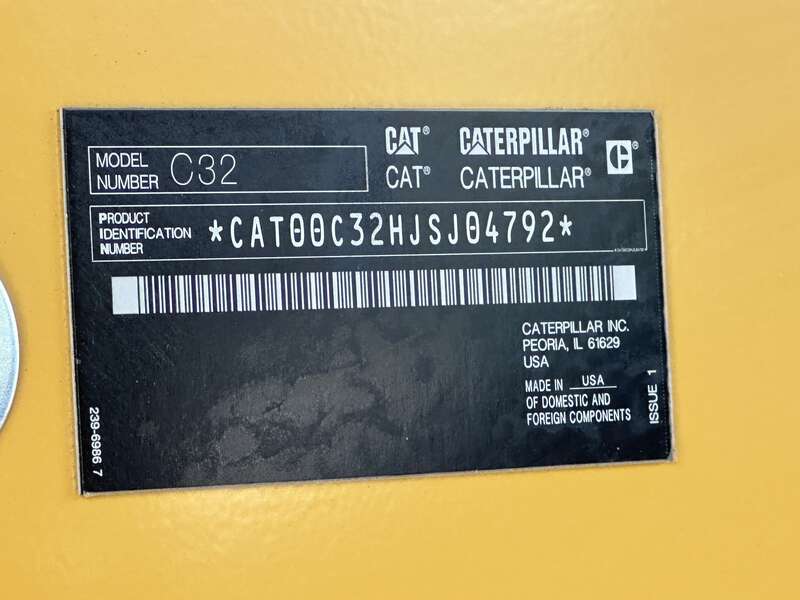New Caterpillar C32 Diesel Generator 3 Hrs EPA Tier 2 CAT Warranty
