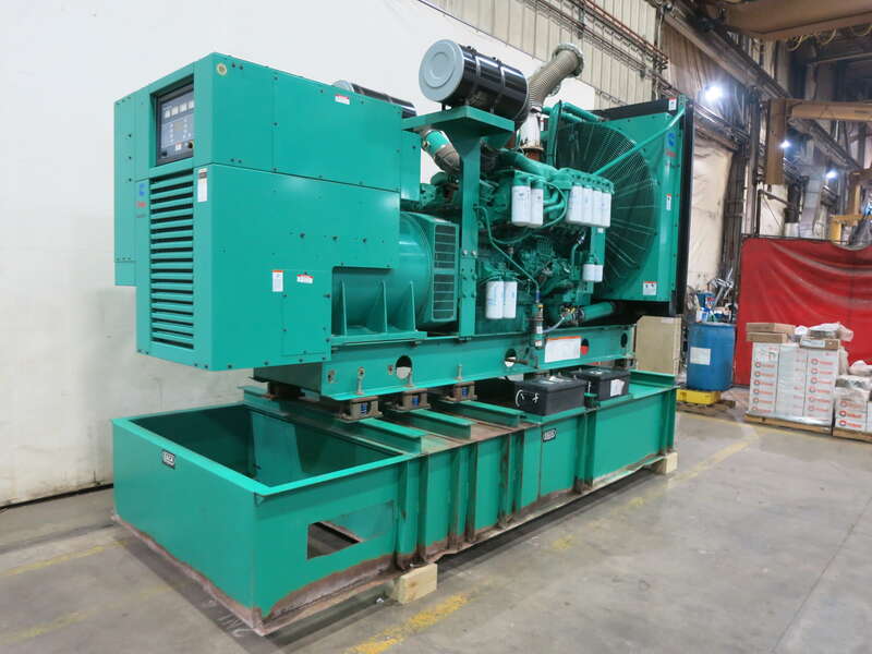 Used Cummins DFHA QST30-G1 Diesel Generator 554 Hrs