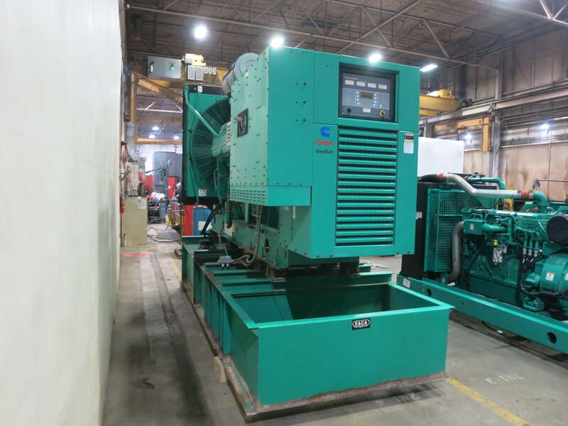 Used Cummins DFHA QST30-G1 Diesel Generator 554 Hrs