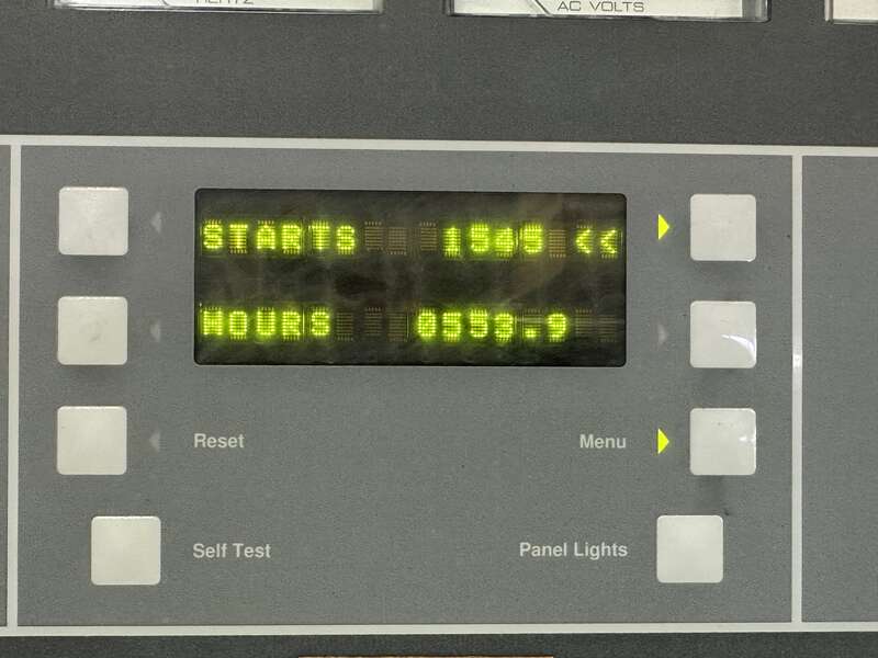 Used Cummins DFHA QST30-G1 Diesel Generator 554 Hrs