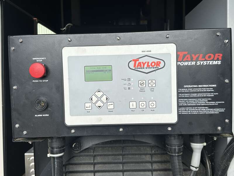Used Taylor TD300  Perkins Engine  Diesel Generator, 97 Hrs, EPA Tier 3