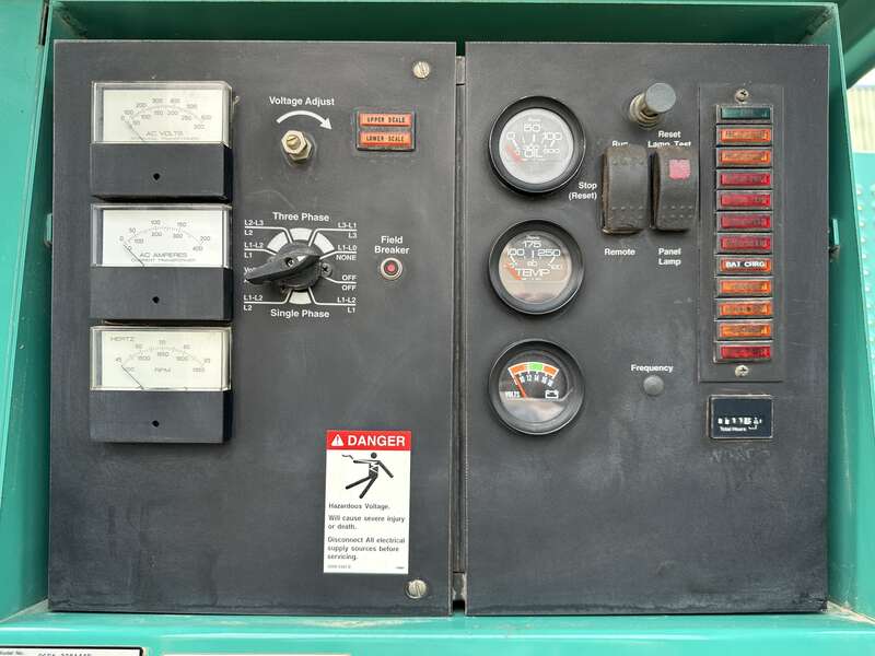 Used Cummins DGDA Diesel Generator, 812 Hrs