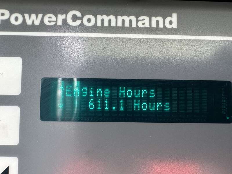 Used Cummins DGDA 6BT5.9-G6 Diesel Generator, 612 Hrs