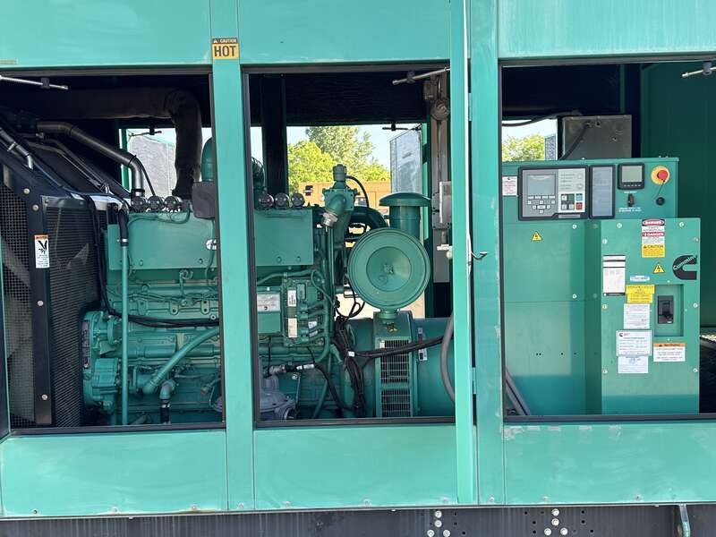 Used Cummins GFBC  GTA855-G3 Natural Gas Generator, 124 Hrs