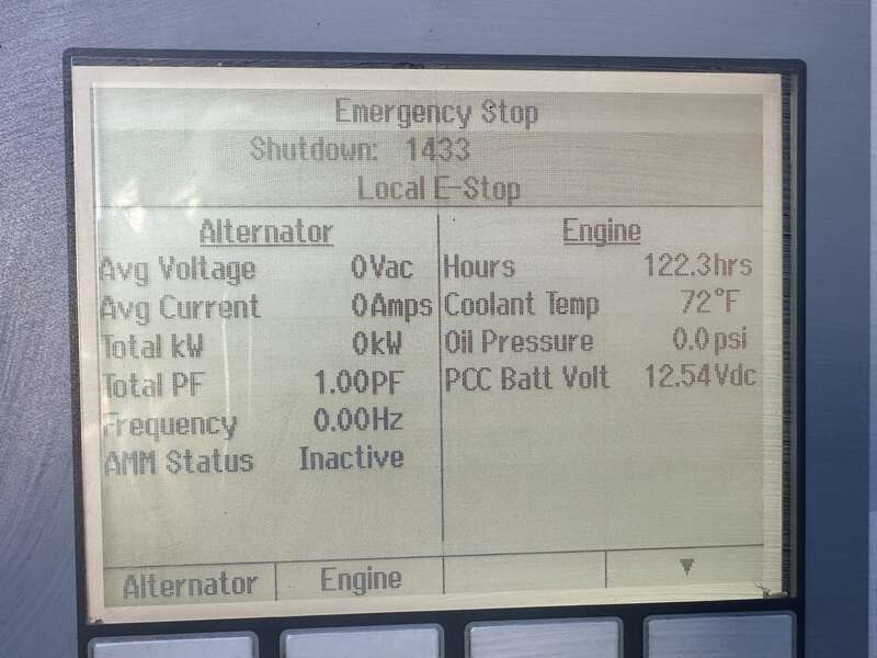 Used Cummins GFBC  GTA855-G3 Natural Gas Generator, 124 Hrs