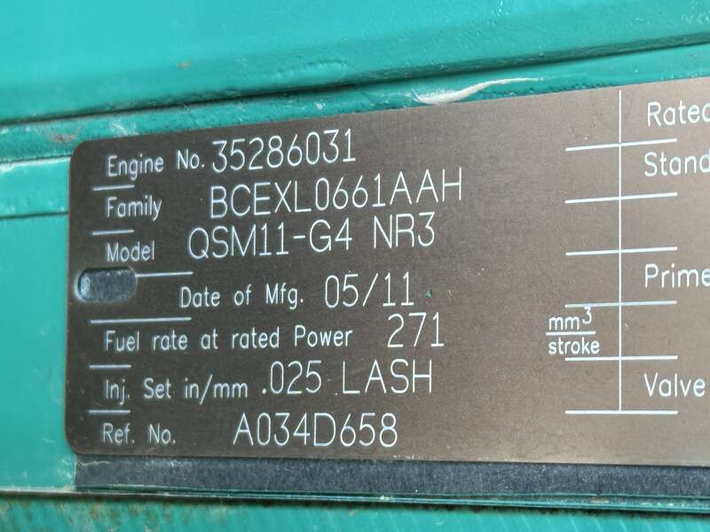 Used Cummins DQHAB QSM11-G4 Diesel Generator, 240 Hrs EPA Tier 3