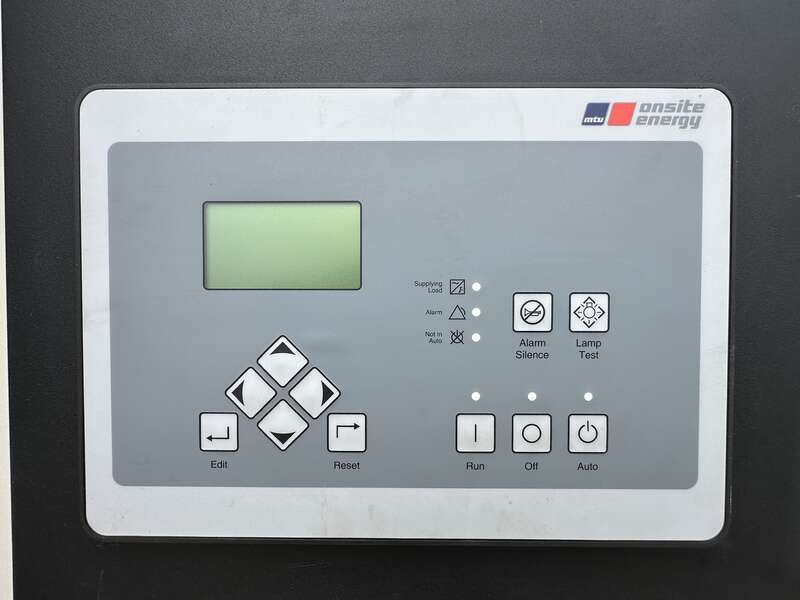 Used MTU DS400 MTU 8V1600G80S Diesel Generator, 27 Hrs, EPA Tier 3