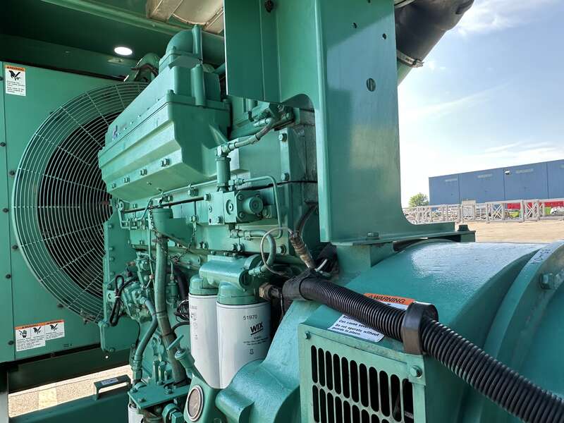 Used Cummins DFED KTA19-G4 Diesel Generator, 598 Hrs
