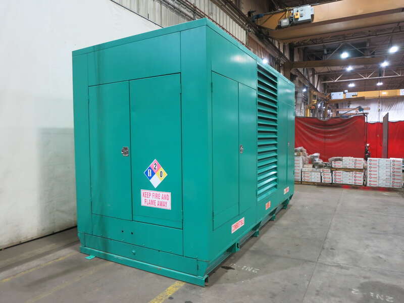 Used Cummins DFGB VTA28-G5 Diesel Generator, 473 Hrs
