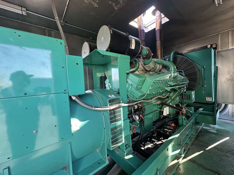 Used Cummins DFLC KTA50-G3 Diesel Generator, 572 Hrs