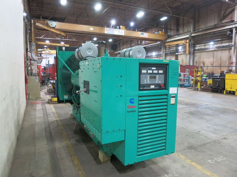 Used Cummins DFHB QST30-G2 Diesel Generator 420 Hrs