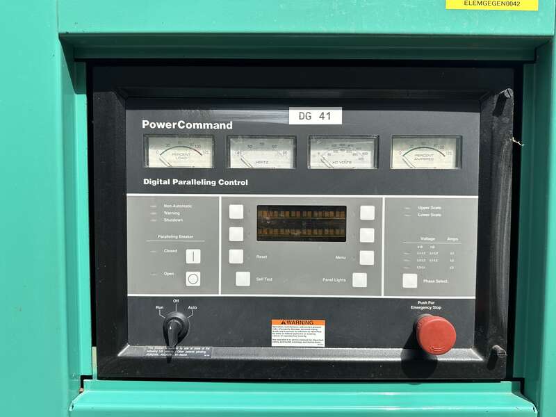 Used Cummins DFHB QST30-G2 Diesel Generator 420 Hrs