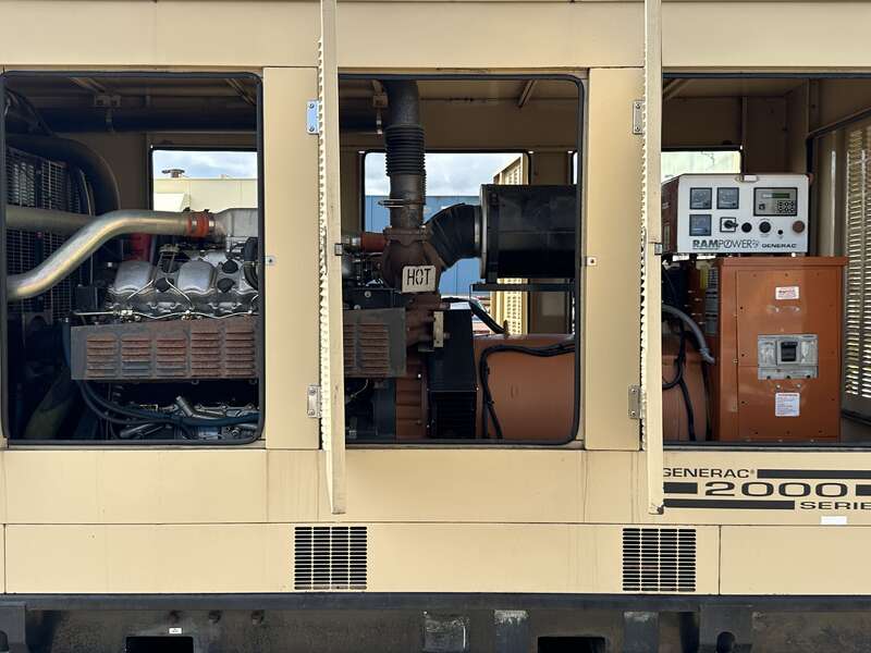 Used Generac Mitsubishi 8DC9 Diesel Generator, 149 Hrs