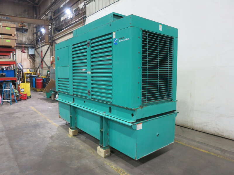Used Cummins DFAC LTA10-G1 Diesel Generator, 638 Hrs