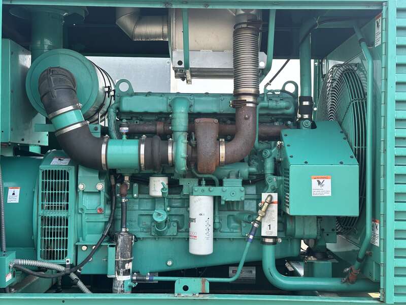 Used Cummins DFAC LTA10-G1 Diesel Generator, 638 Hrs