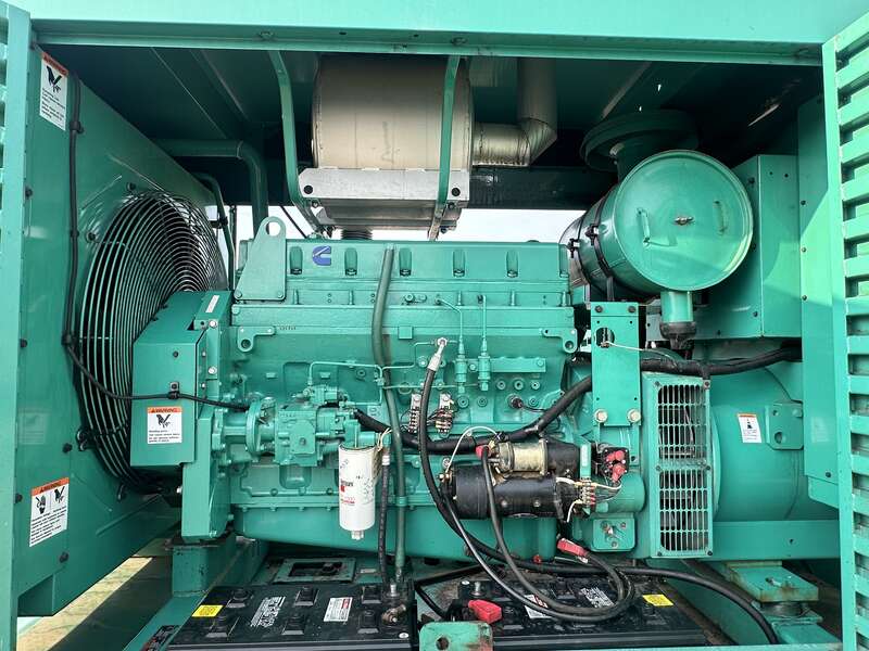 Used Cummins DFAC LTA10-G1 Diesel Generator, 638 Hrs