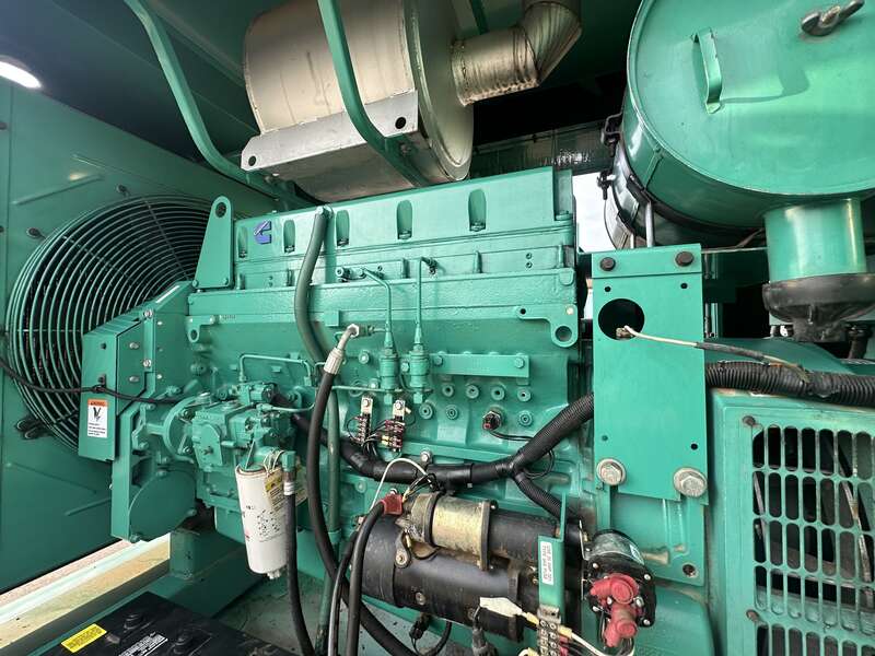 Used Cummins DFAC LTA10-G1 Diesel Generator, 638 Hrs