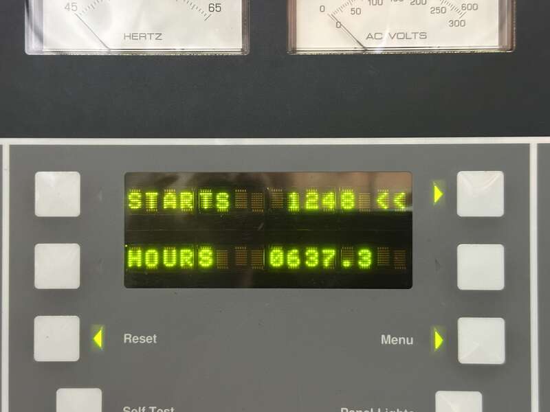 Used Cummins DFAC LTA10-G1 Diesel Generator, 638 Hrs