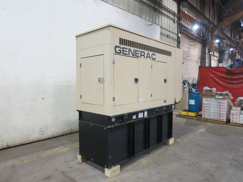 Used Generac SD060 Diesel Generator, 1915 Hrs Single Phase