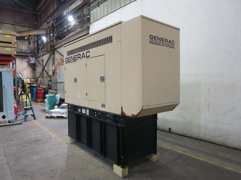 Used Generac SD060 Diesel Generator, 1915 Hrs Single Phase