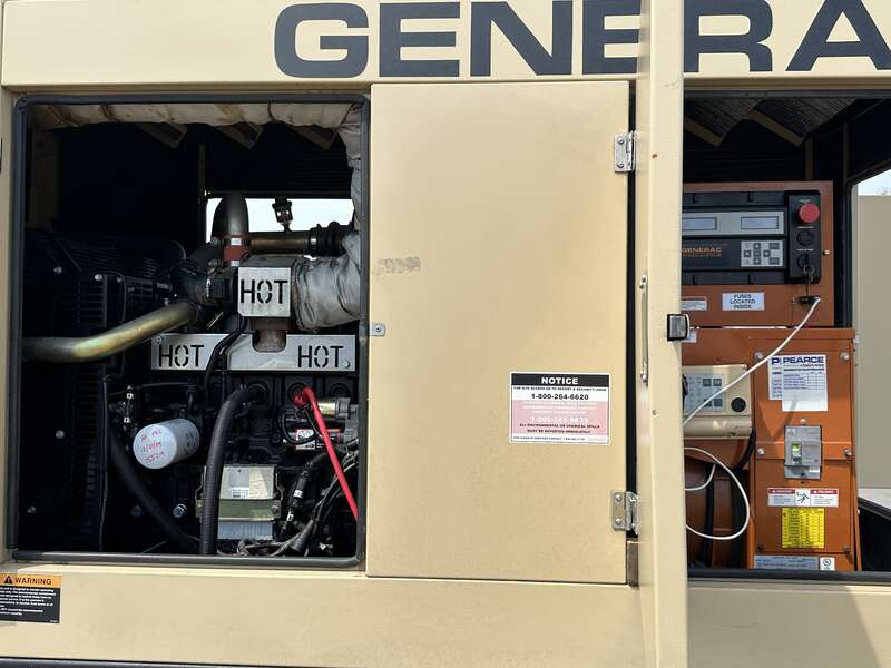 Used Generac SD060 Diesel Generator, 1915 Hrs Single Phase