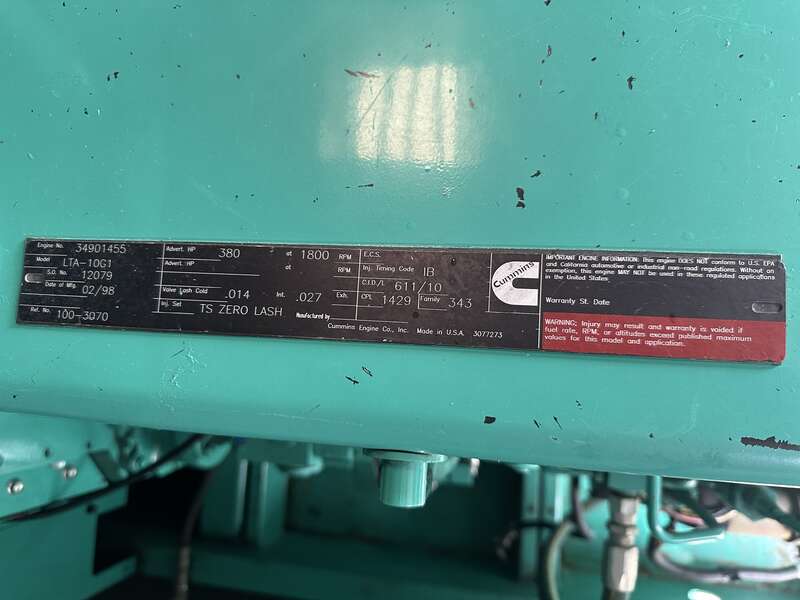 Used Cummins DFAB Diesel Generator, 247 Hrs