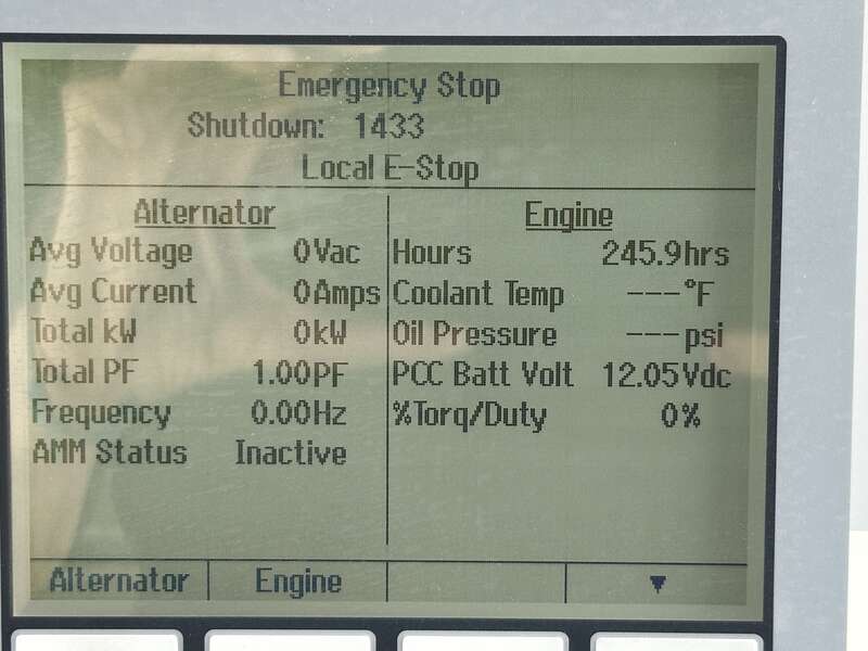 Used Cummins DFAB Diesel Generator, 247 Hrs