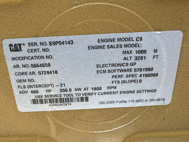 New Caterpillar C9 Diesel Generator 0 Hrs EPA Tier 3