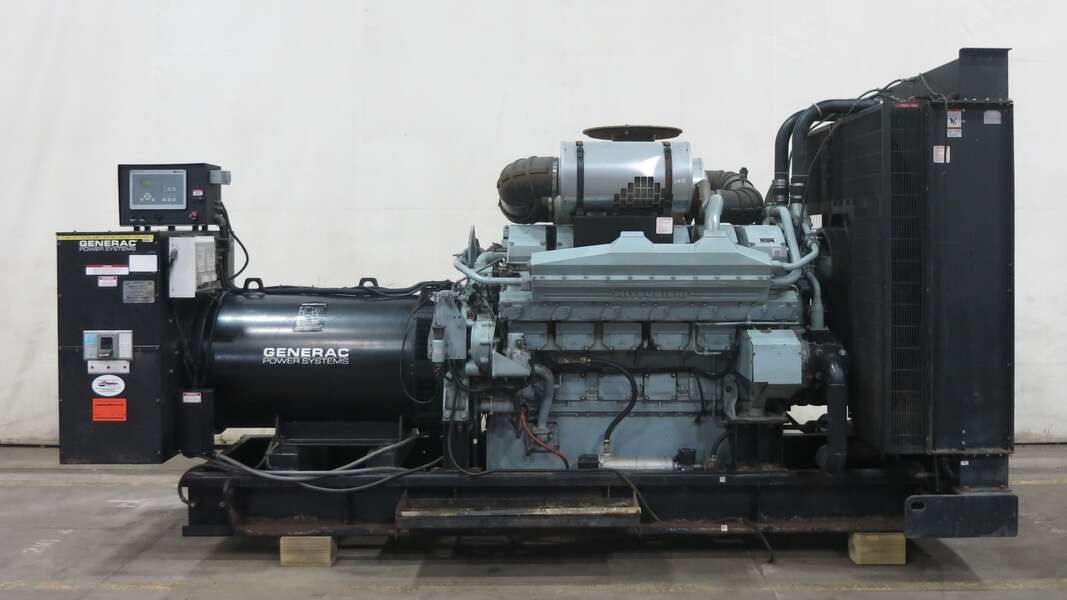 Used Generac 1000 kW S12H-PTA Diesel Generator, 542 hrs