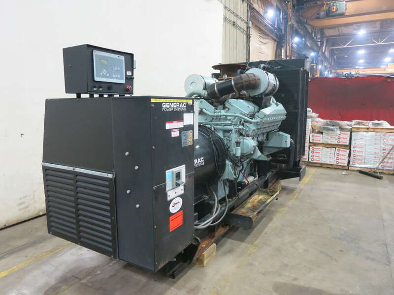 Used Generac 1000 kW S12H-PTA Diesel Generator, 542 hrs