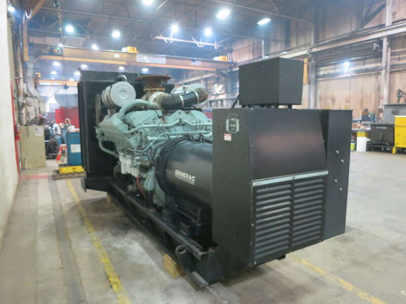 Used Generac 1000 kW S12H-PTA Diesel Generator, 542 hrs