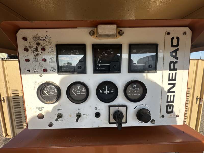Used Generac SG0050 Natural Gas / Propane Generator, 414 Hrs