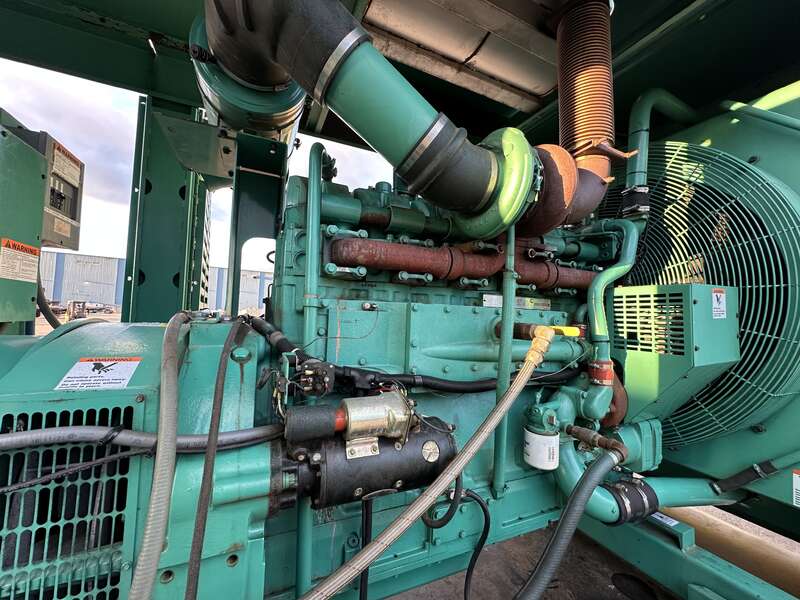 Used Cummins DFED KTA19-G4 Diesel Generator, 95 Hrs