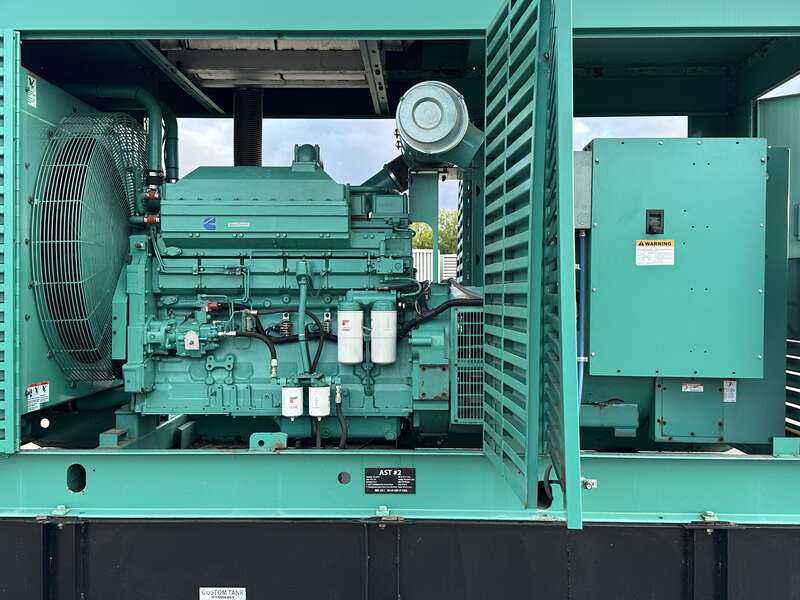 Used Cummins DFED KTA19-G4 Diesel Generator, 95 Hrs