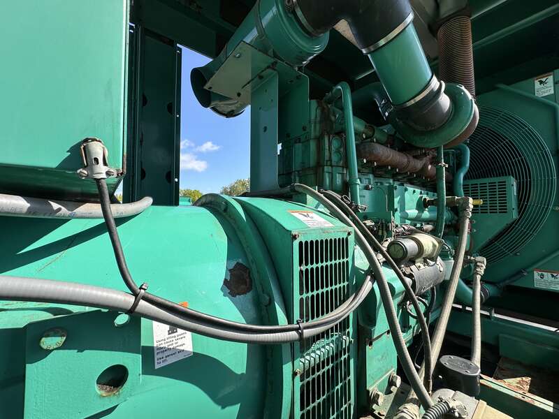 Used Cummins DFED KTA19-G4 Diesel Generator, 83 Hrs