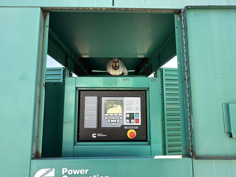 Used Cummins DFED KTA19-G4 Diesel Generator, 83 Hrs