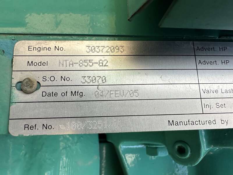 Used Cummins DFCB Diesel Generator, 148 Hrs