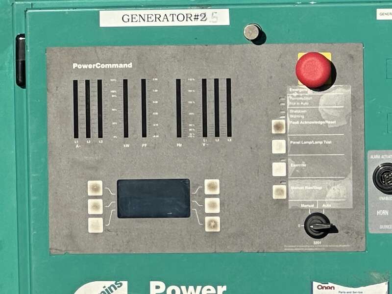 Used Cummins DFEK QSX15-G9 NR2 Diesel Generator 434 Hrs EPA Tier 2