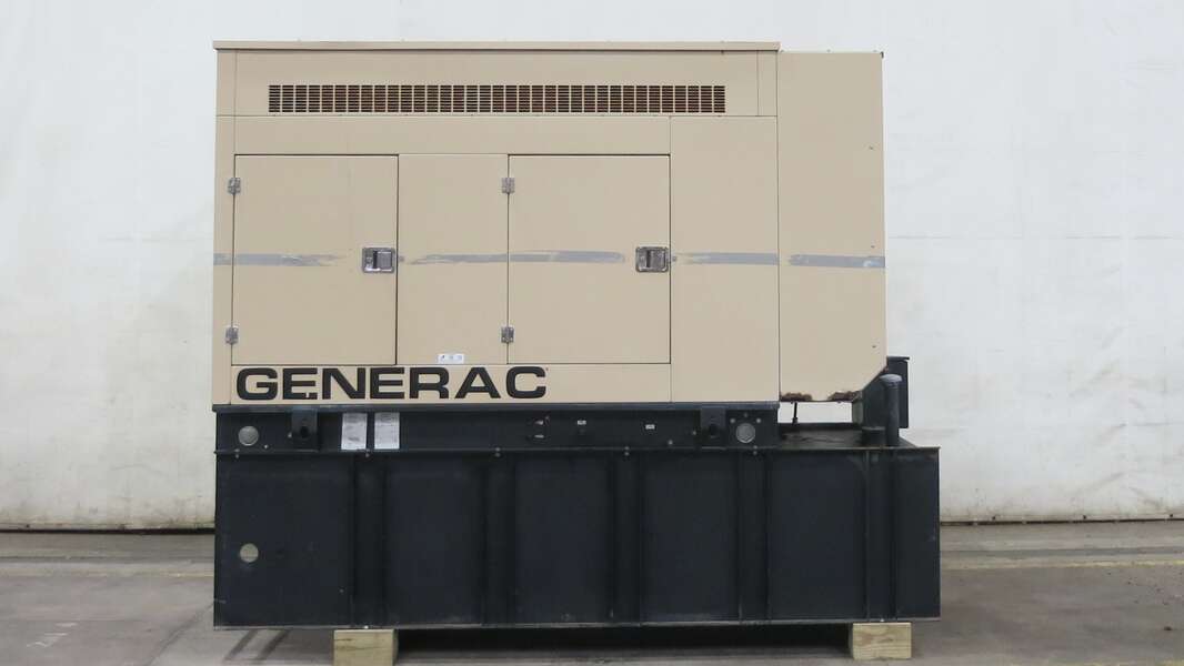 Used Generac SD050 Diesel Generator, 831 Hrs, EPA Tier 2, Single Phase