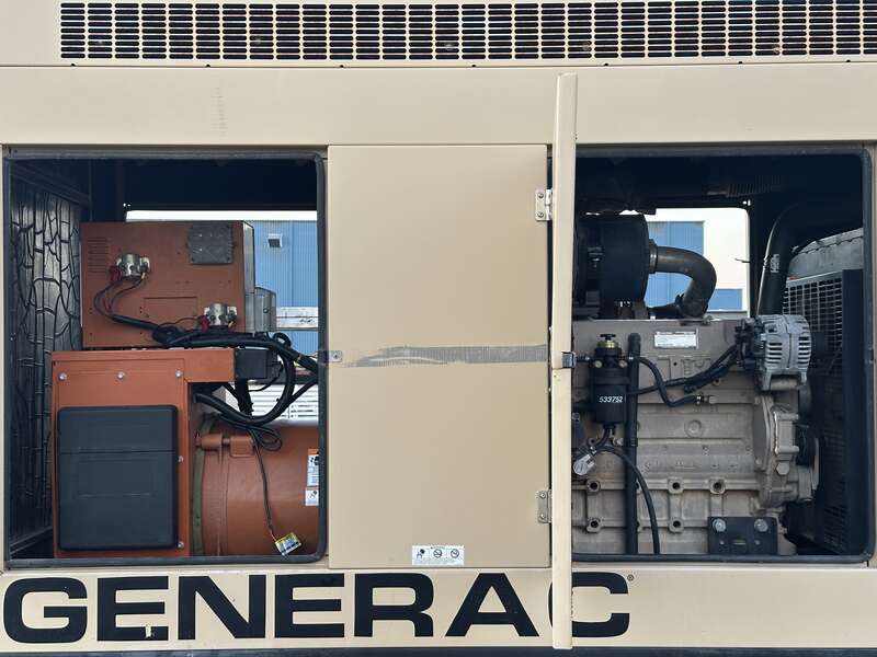 Used Generac SD050 Diesel Generator, 831 Hrs, EPA Tier 2, Single Phase