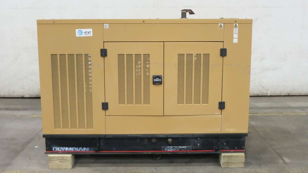 Used Caterpillar / Olympian G35F3S Propane Generator, 611 Hrs, Single Phase