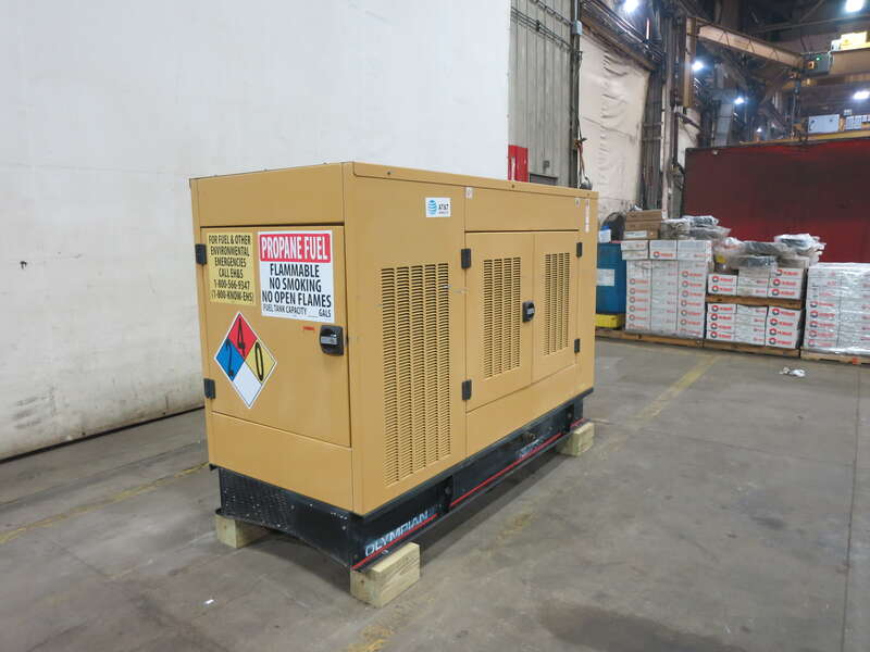 Used Caterpillar / Olympian G35F3S Propane Generator, 611 Hrs, Single Phase